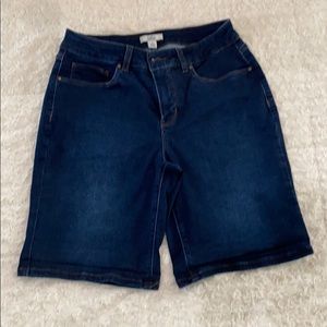 Croft & Barrow Bermuda Jean Shorts